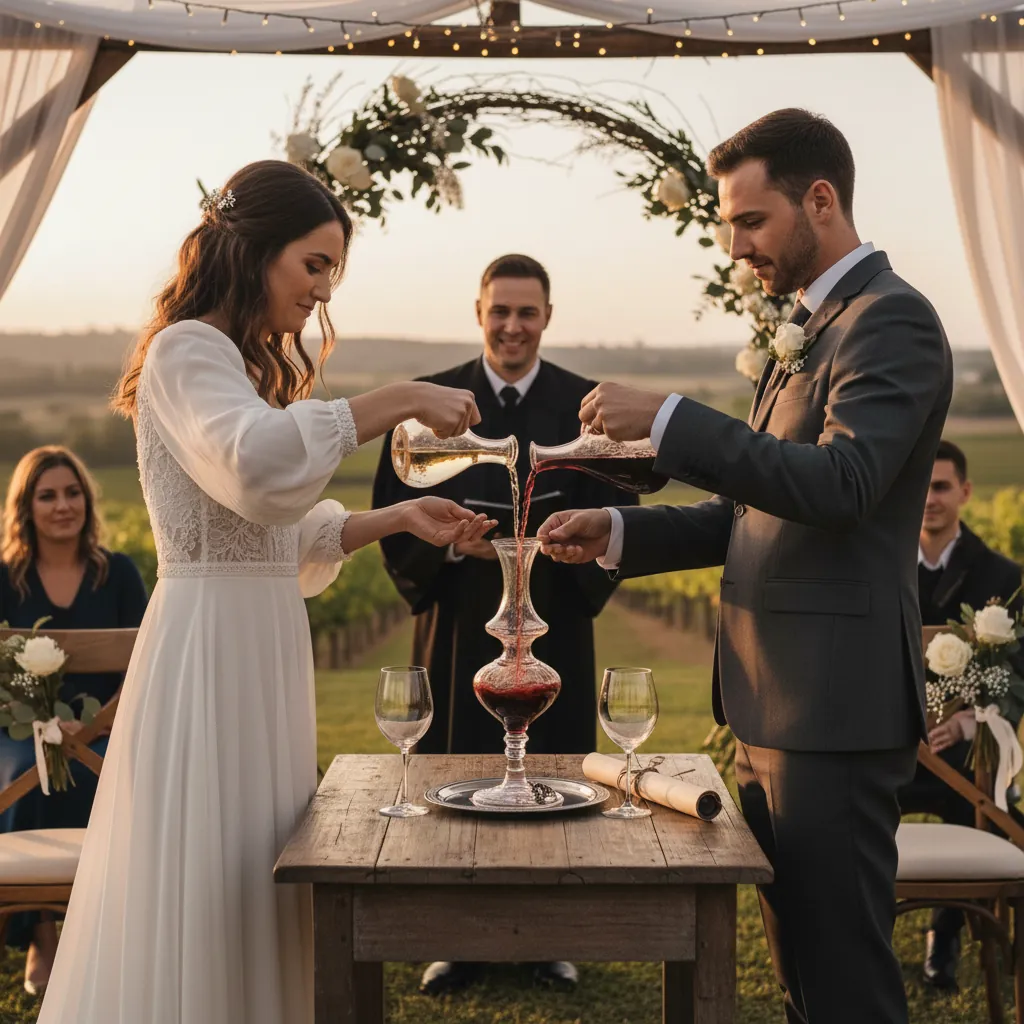 Ceremonia ritual del vino