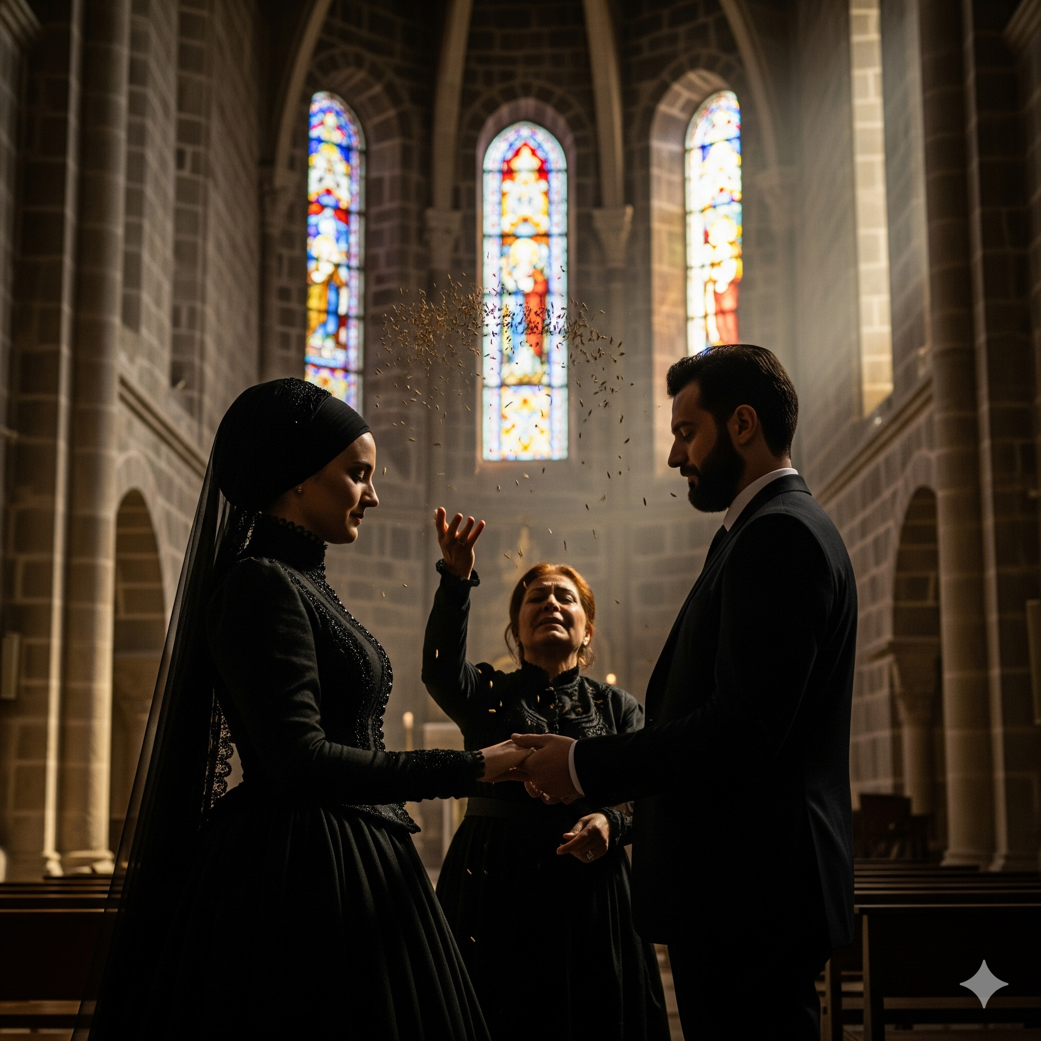 Antiguo traje de novia riojano.