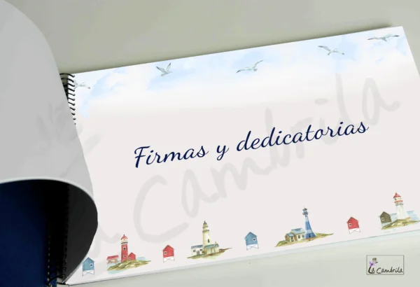 Elegante libro de firmas, álbum de fotos y lámina para árbol de huellas .En este libro podrás recoger los sentimientos más importantes del día de tu primera comunión. Libro de firmas, dedicatorias, fotos y árbol de huellas. Hecho a mano. Nombre, fecha y foto personalizables. Tapas duras y plastificadas en mate. Tamaño 27,5 x 19 cm sin contar la espiral. Número de páginas 27. Páginas ilustradas 8 el resto en blanco. Contiene 1 árbol de huellas, 8 pág. para firmas y dedicatorias en papel de 200gr. 10 pág para fotografías en papel de 300gr.